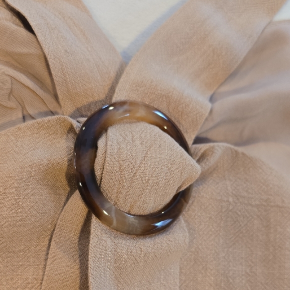 Style Rack Beige Ruched Crop Top - Picture 9 of 12